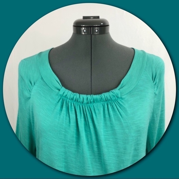 KENNETH Cole Teal Long Sleeve T-Shirt - Picture 3 of 8